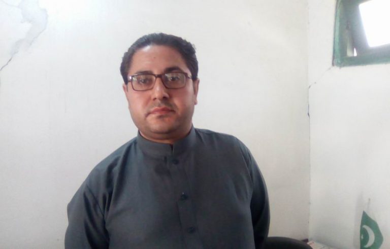 Ghulam haider of charsada under police custody in Chitral1