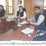 KP Minister Finance chitral visit