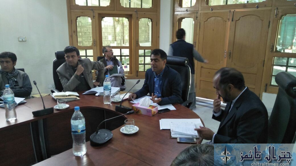 DC Chitral DDC meeting