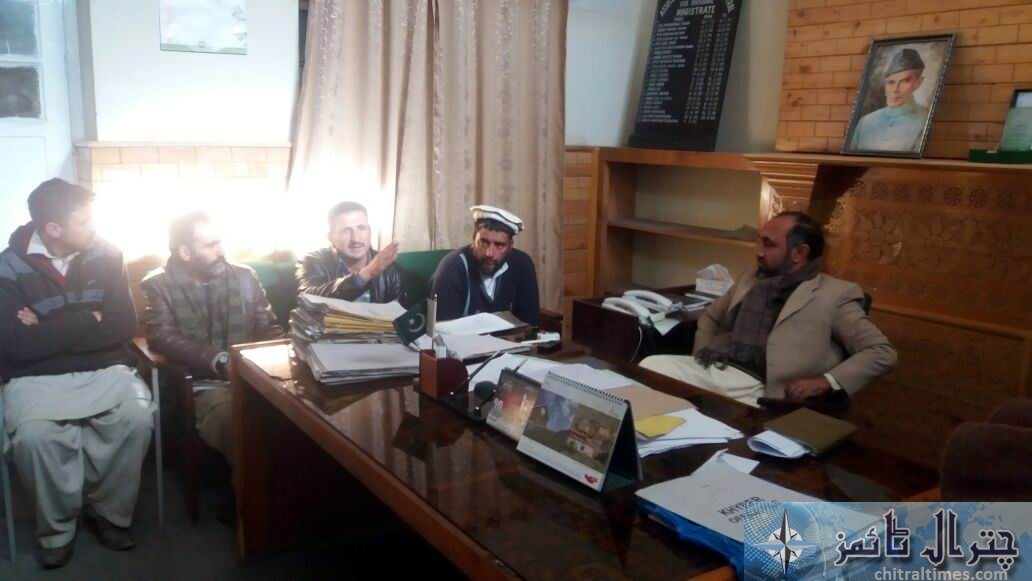 HH visit prgram to chitral ac chitral chaired
