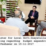 Khyber Pakhtunkhwa Senior Minister for Local Government Inayatullah R 1