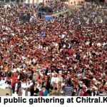chitral PTI Chairman Imran Khan addresing a pubic gathering in Chitral Pologround