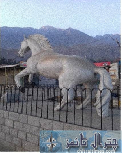 horse in gahgoch gilgit bazar