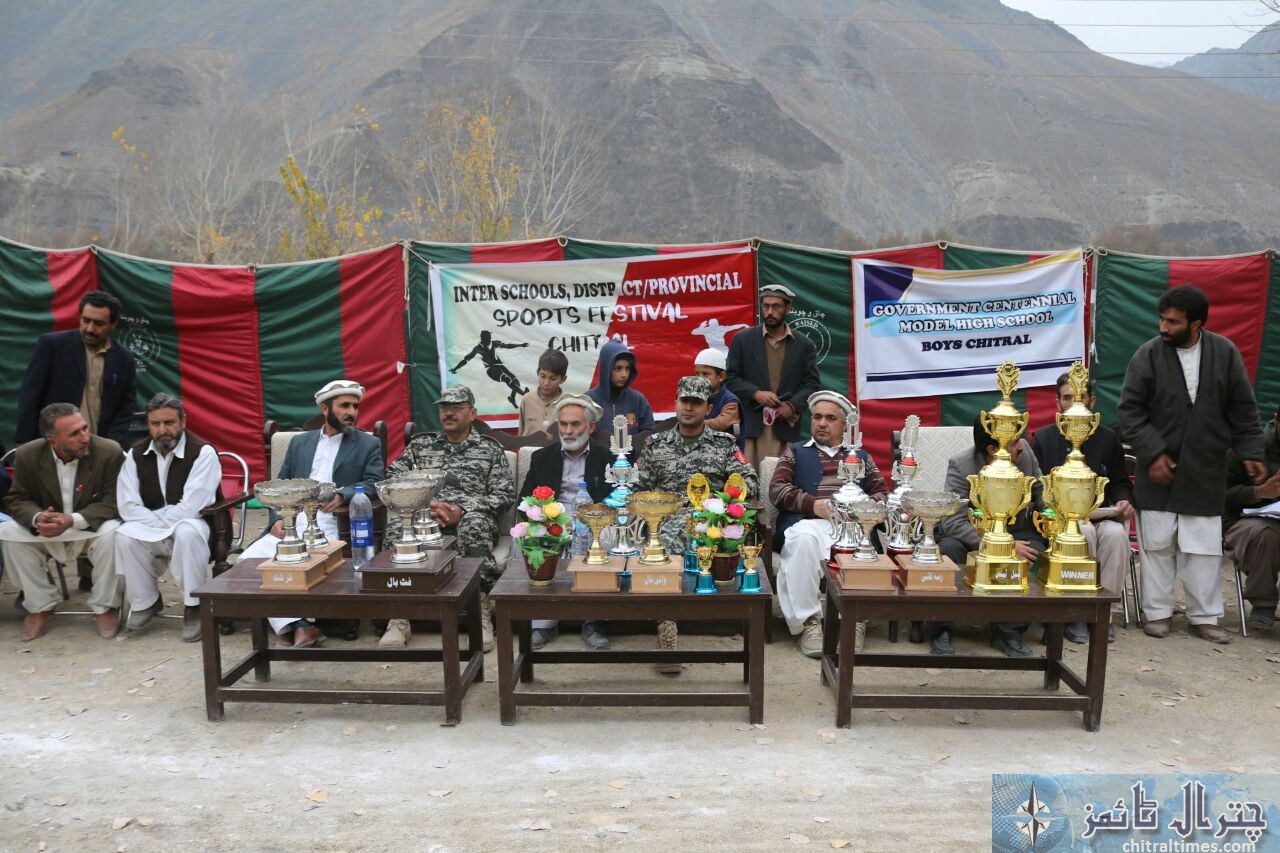 inter school tournament chitral ended