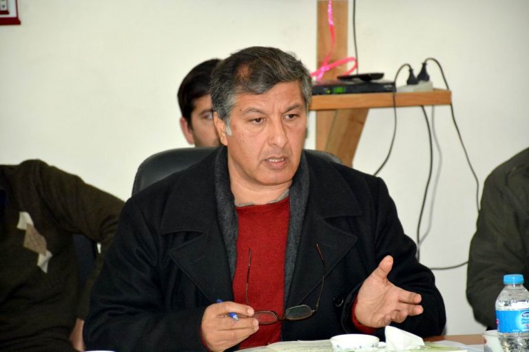 MNA Chitral iftikharud Din presiding standing committe metting