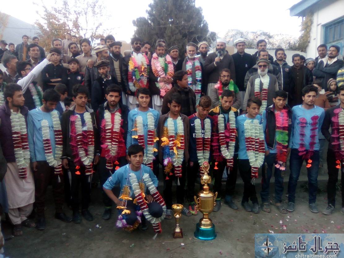 ghss ayun football team winner divisional inter school footbal team235