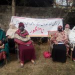 women councillor of Chitral on stricke