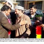 Khyber Pakhtunkhwa Minister for Finance Muzaffar Said Advocate 1