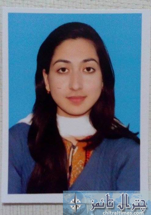 Muniba Syed Do Syed Sardar Ali Shah of Tooq Mastuj has qualified the entry test of Riphah Medical College Islamabad she has been placed in Doctor of Physiotherapy