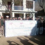 sst teachers of Chitral protest