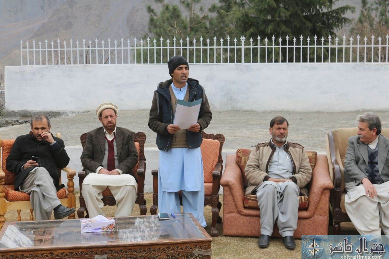 Afsar Ali accounts officer Chitral retired program 1