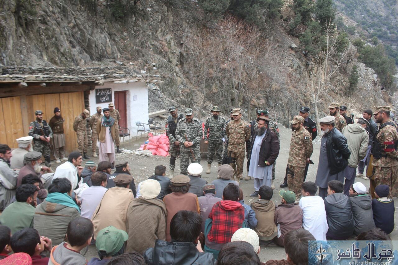Comdt Chitral scouts visit Ursoon 4