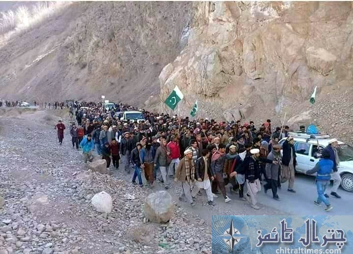 long march upper chitral 1