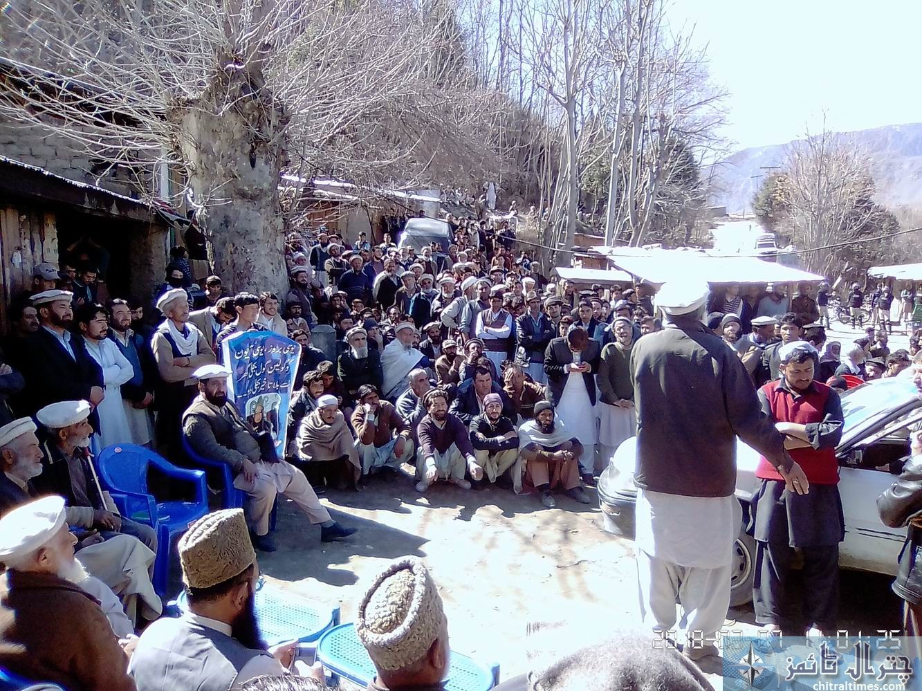 Broze Chitral protest 6