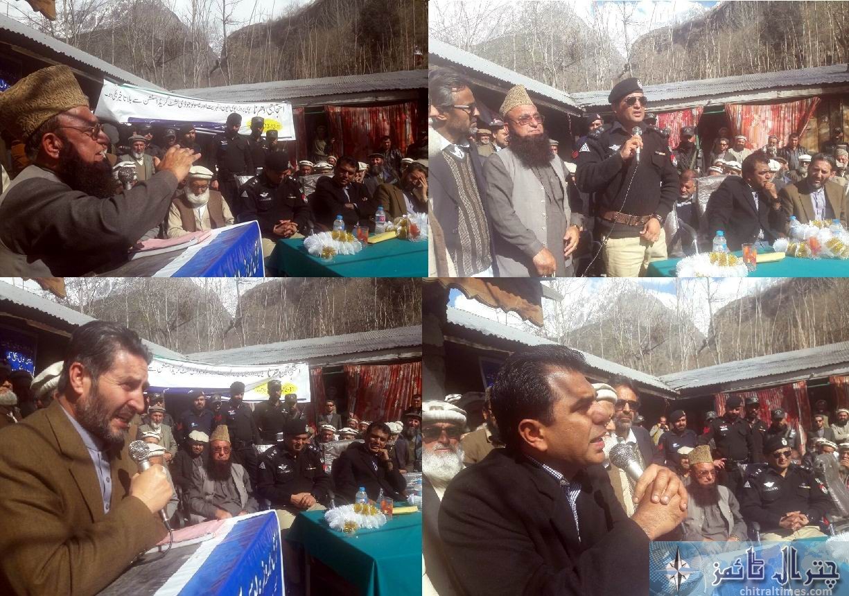 Broze protest ended chitral