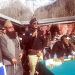 Broze protest ended chitral2
