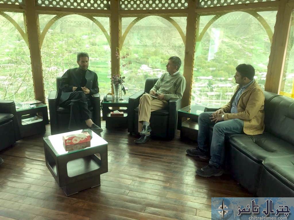chinese delgation met district nazim chitral