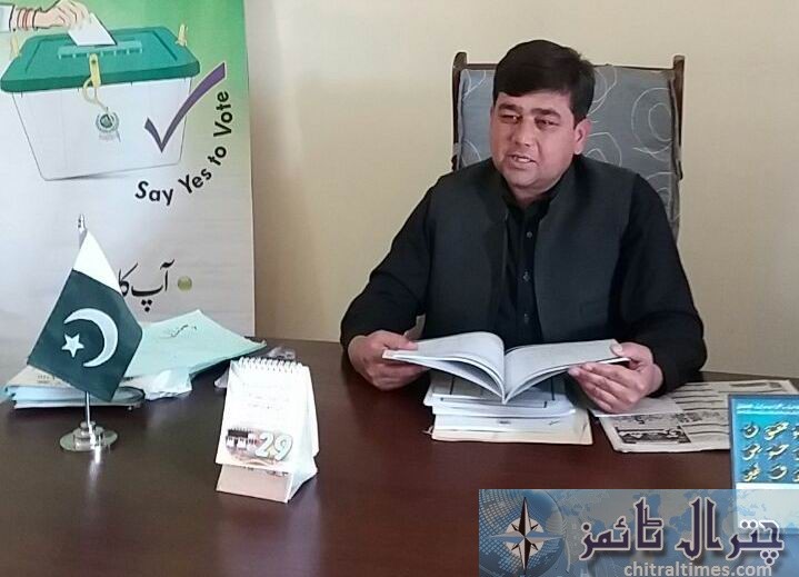 election commissioner Chitral inayatur rehman