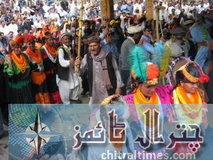 Chitral Kalasha pepole celebrating their spring festival chelum Jusht in Bumborate pic by Saif ur Rehman Aziz