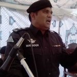 DPO Chitral Mansoor aman addressing gatheing
