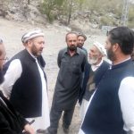 district nazim chitral visit golen water supply scheme 6