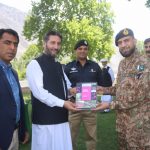 goc 21artilary maj gen khalid saeed visit chitral 30