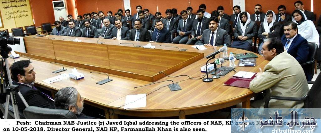 Chairman Addressing NAB KP Officers