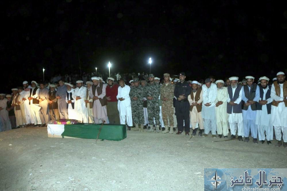 army aftab funeral chitral 1
