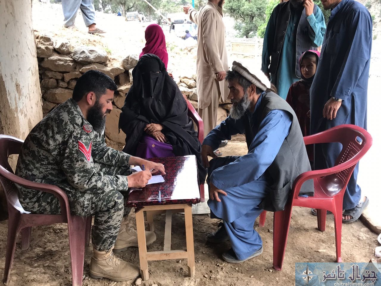 free medical camp pak army and chitral task force 12