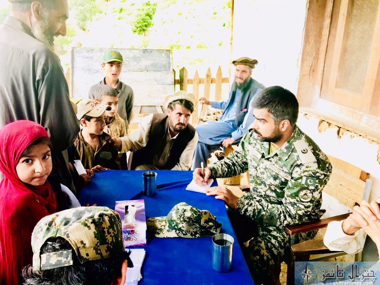 free medical camp pak army and chitral task force 14
