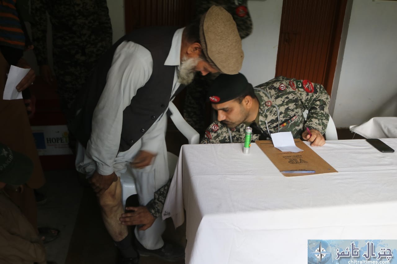 free medical camp pak army and chitral task force 7