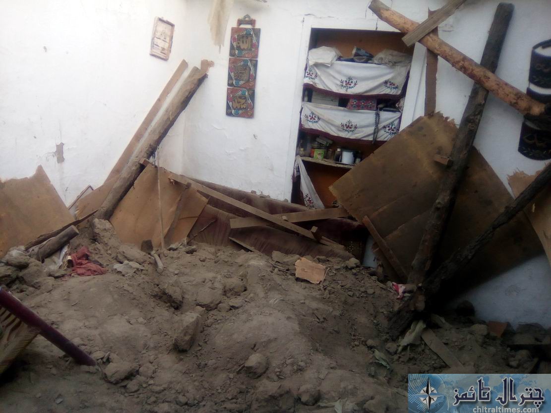 house damaged in Chitral 3