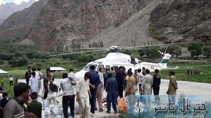 پاک آرمی، ضلع انتظامیہ اورآغاخان ایجنسی برائے ہیبیٹاٹ نے گاہکوچ کے متاثرین کو امداد فراہم کی