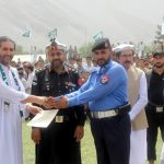 trafic police chitral receiving certificate fazal karim