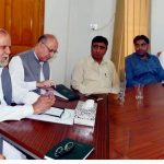 Minister for Food Haji Qalander Lodhi presides over meeting with R