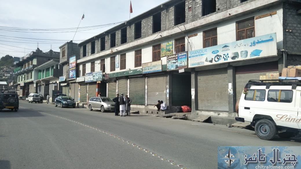 chitral bazar shutter down strike 2