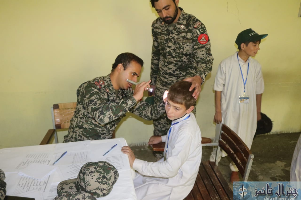 Chitral scouts free medical camp drosh 12