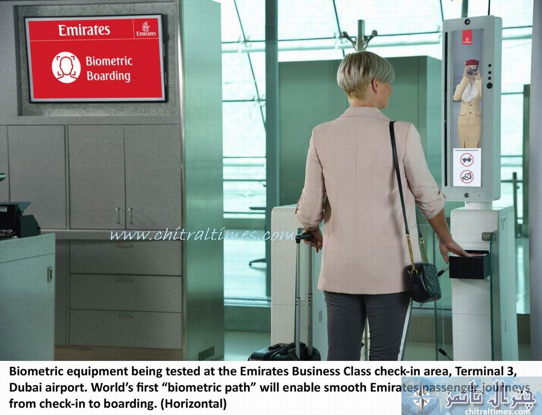 Emirates unveils first integrated biometric path