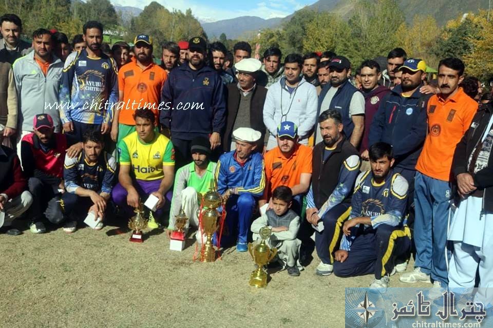 chitral cricket tournament police team won 2