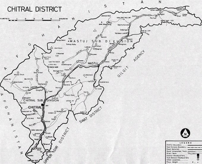 chitral map