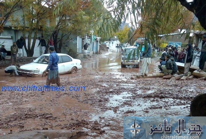 reshun flood chitral rain and snow 5