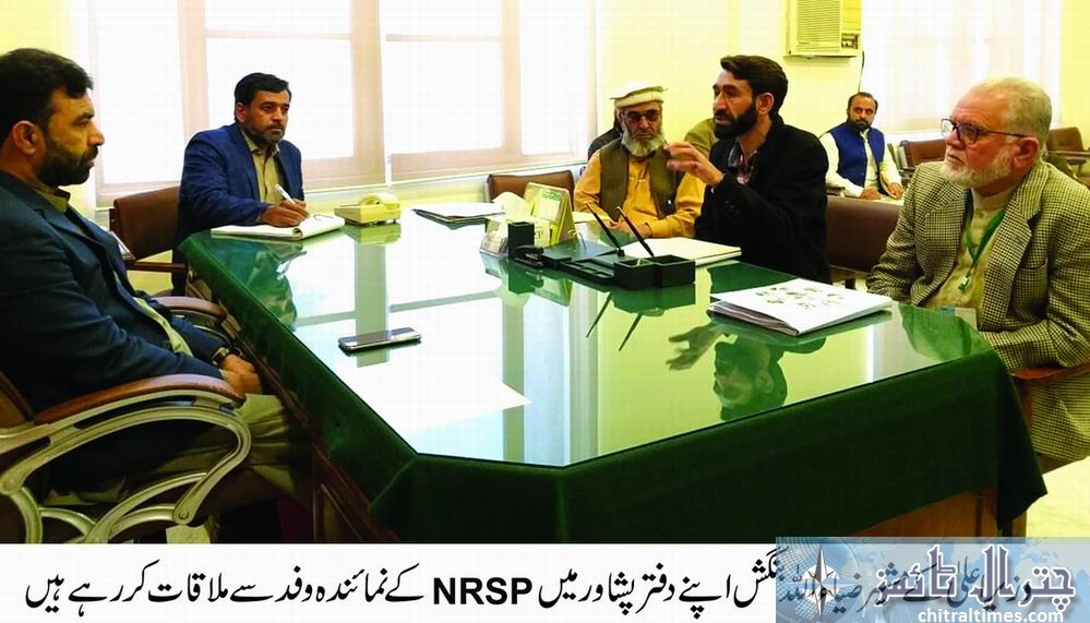 Adviser to CM on Education and nrsp delegation meeting