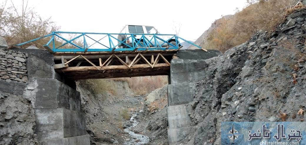 Rehabilitation of wooden Jeepable bridge in Gaht Payeen Mulkhow through the support of WFP