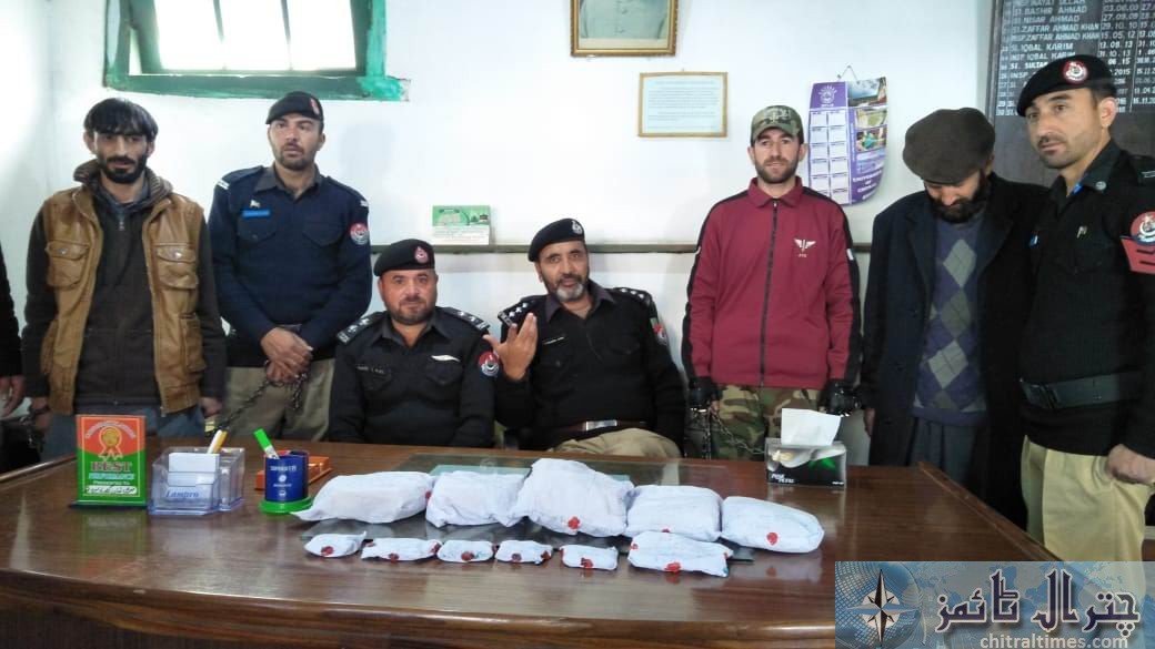 chitral police recovered hashish