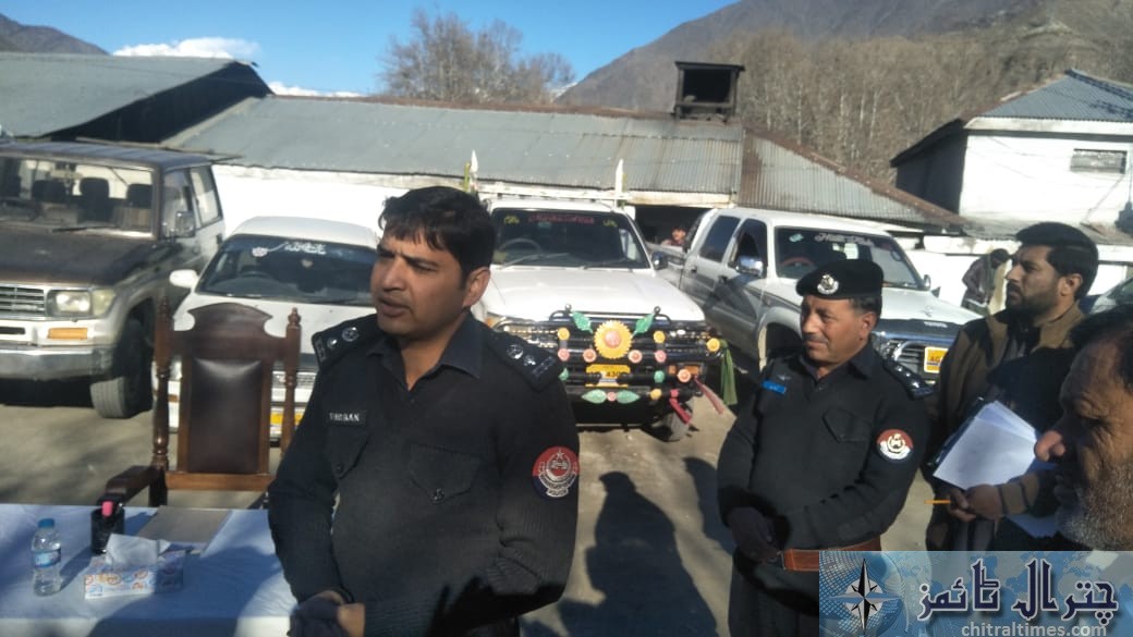 chitral police recovered stolen vehicles 3