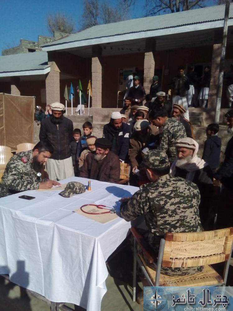 chitral task force free medical camp comdt visited 1
