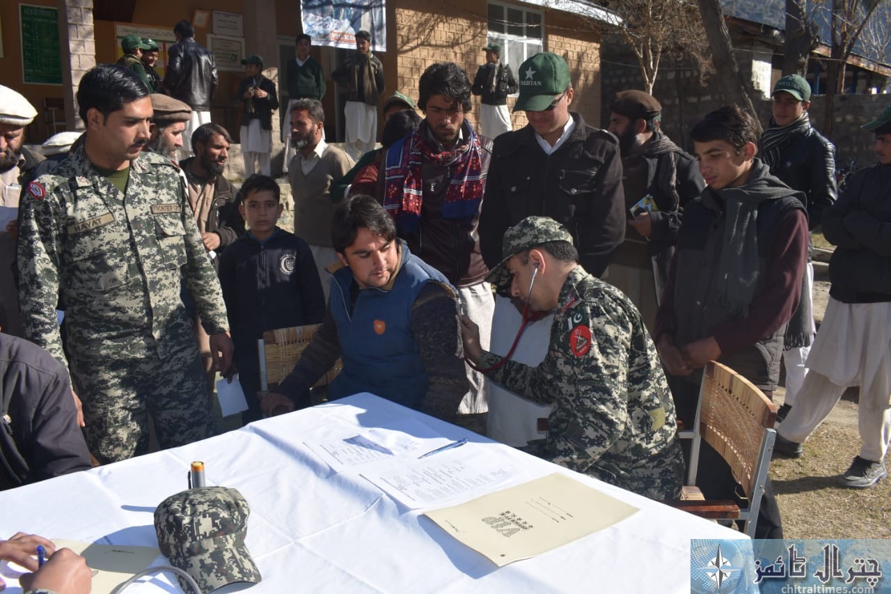 chitral task force free medical camp comdt visited 13