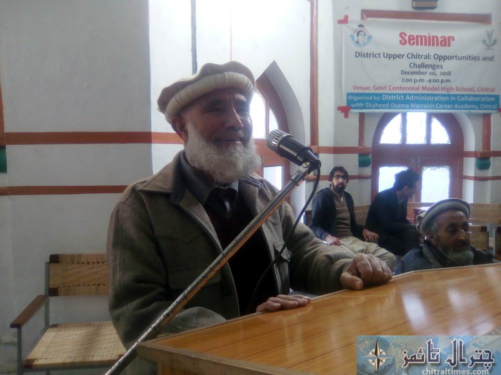 upper Chitral district seminar at osama academy 1