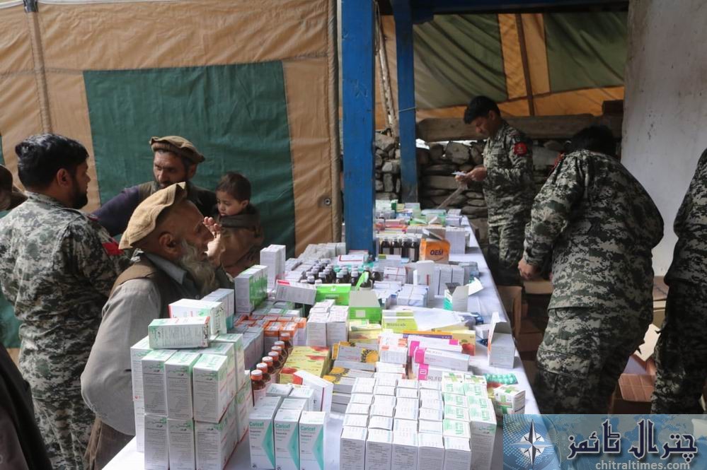 Army chitral free medical camp 12
