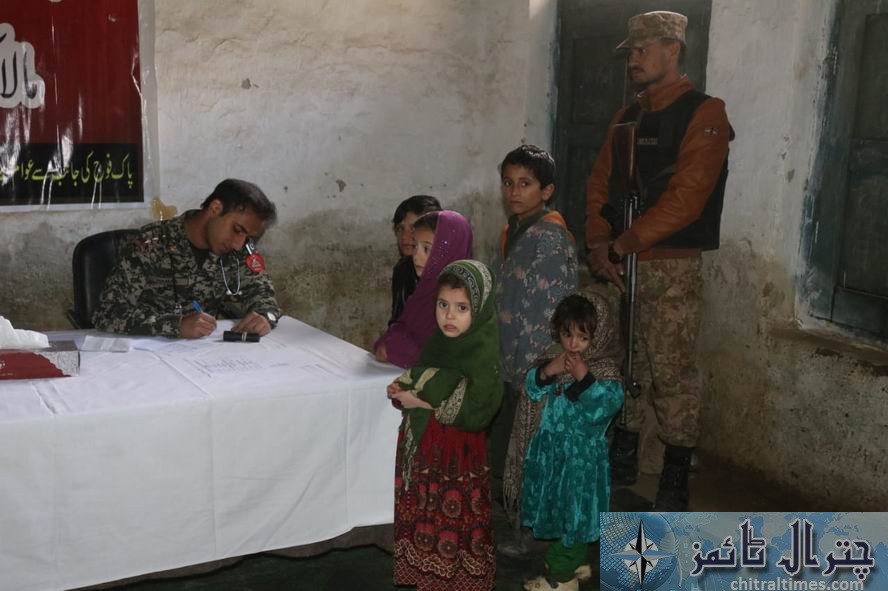 Army chitral free medical camp 4